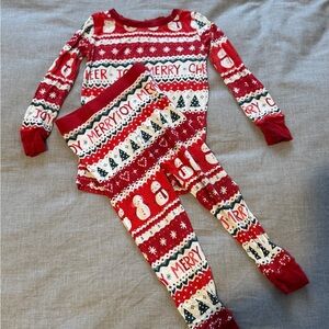Little Sleepies 18-24 month Christmas pajamas